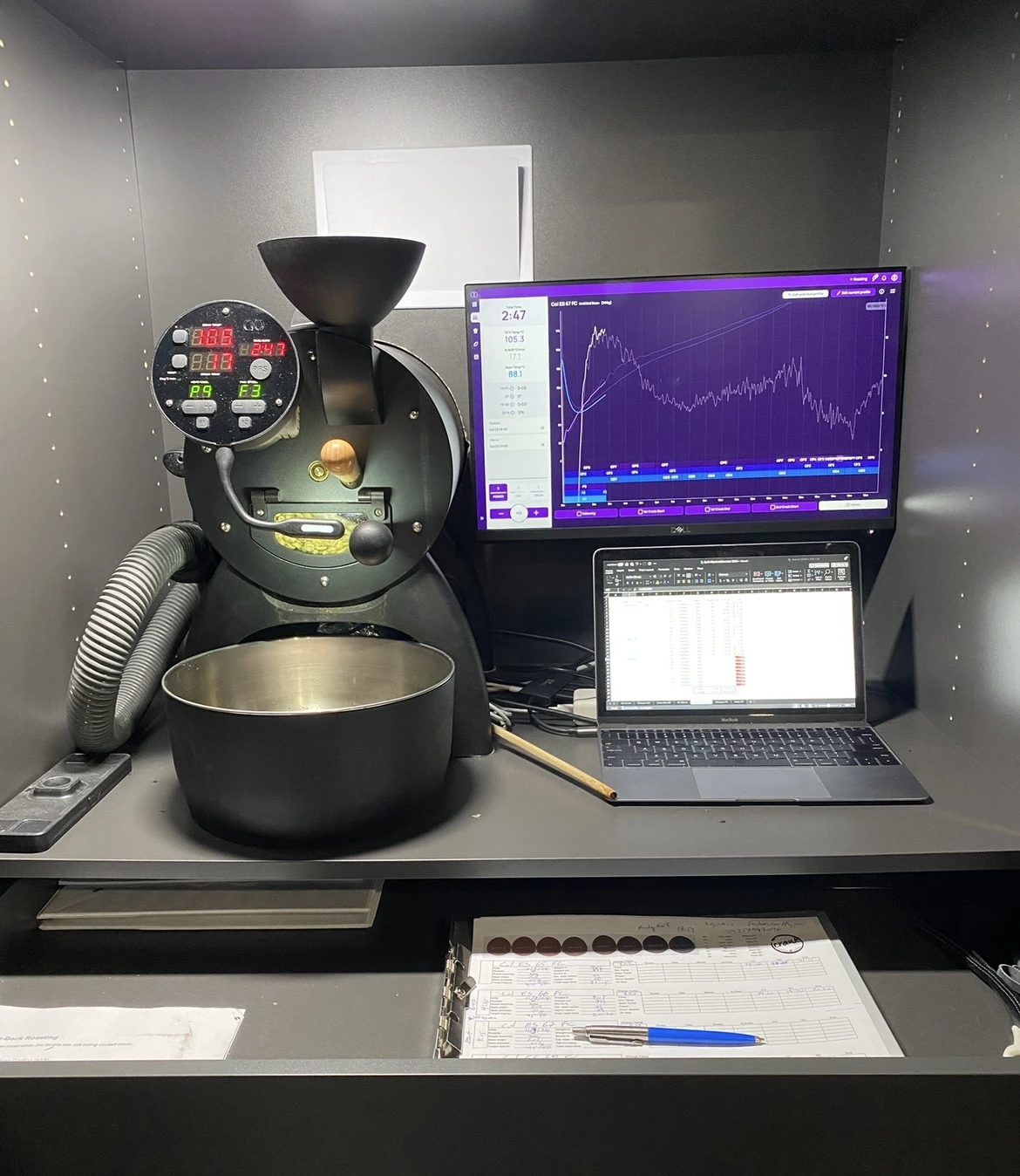 Roast Profiling Software and Trier